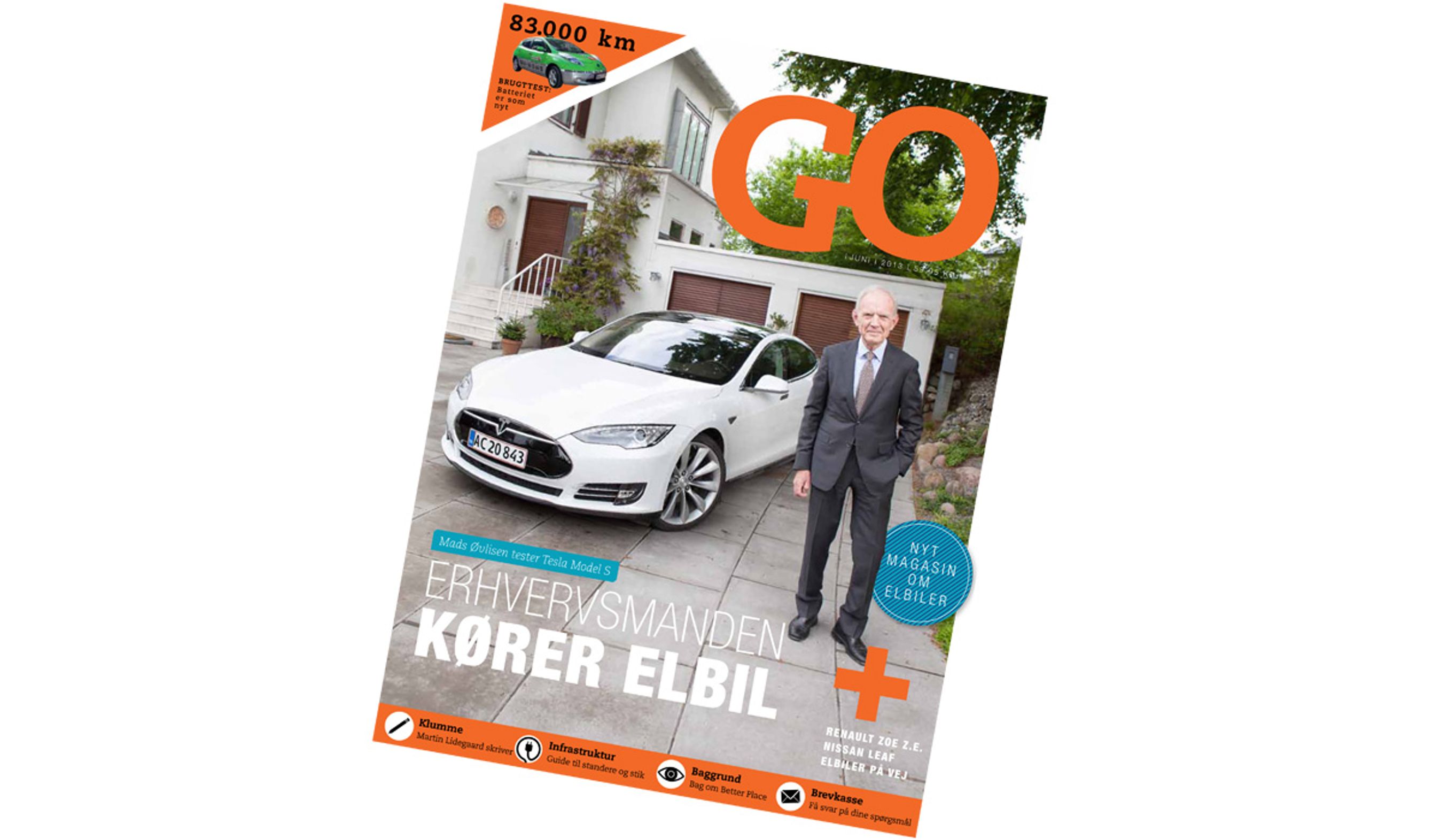 Forsiden af det første nummer af "Go".