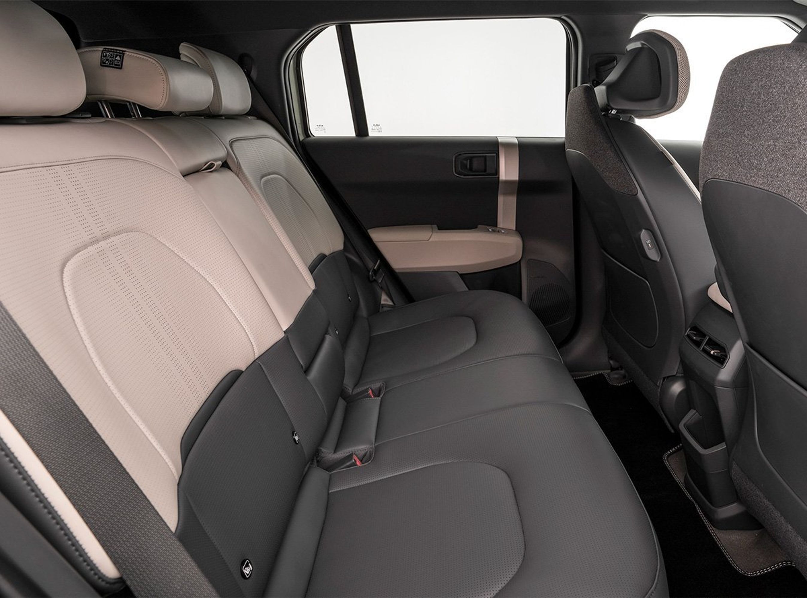 Bagsædet i Kia EV3.