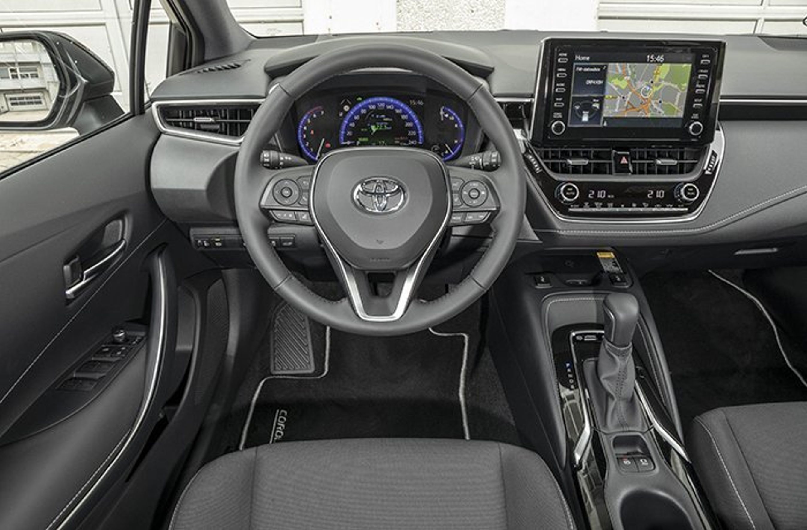 Toyota Corolla har en flot kabine