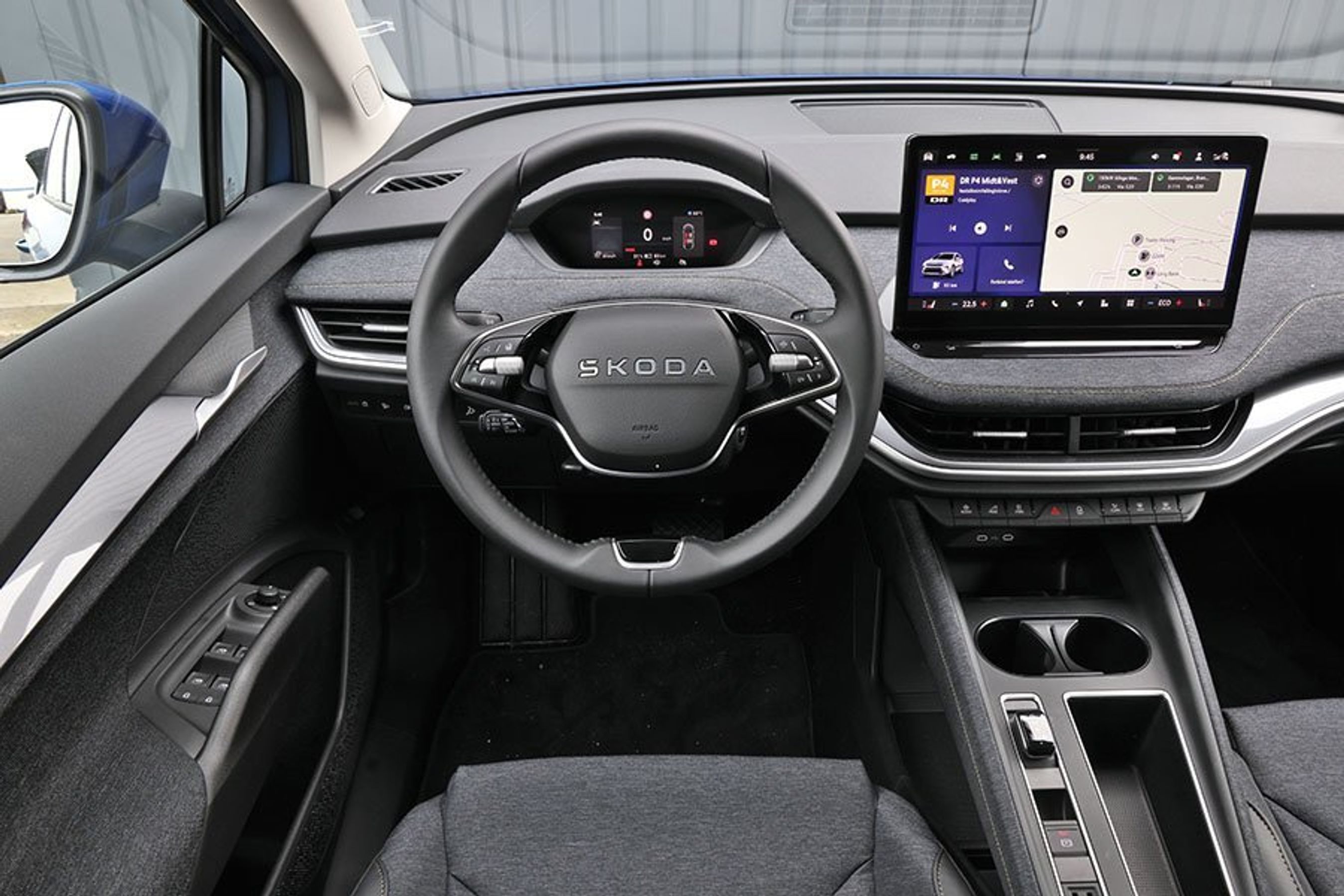 Kabinen i en Skoda Elroq