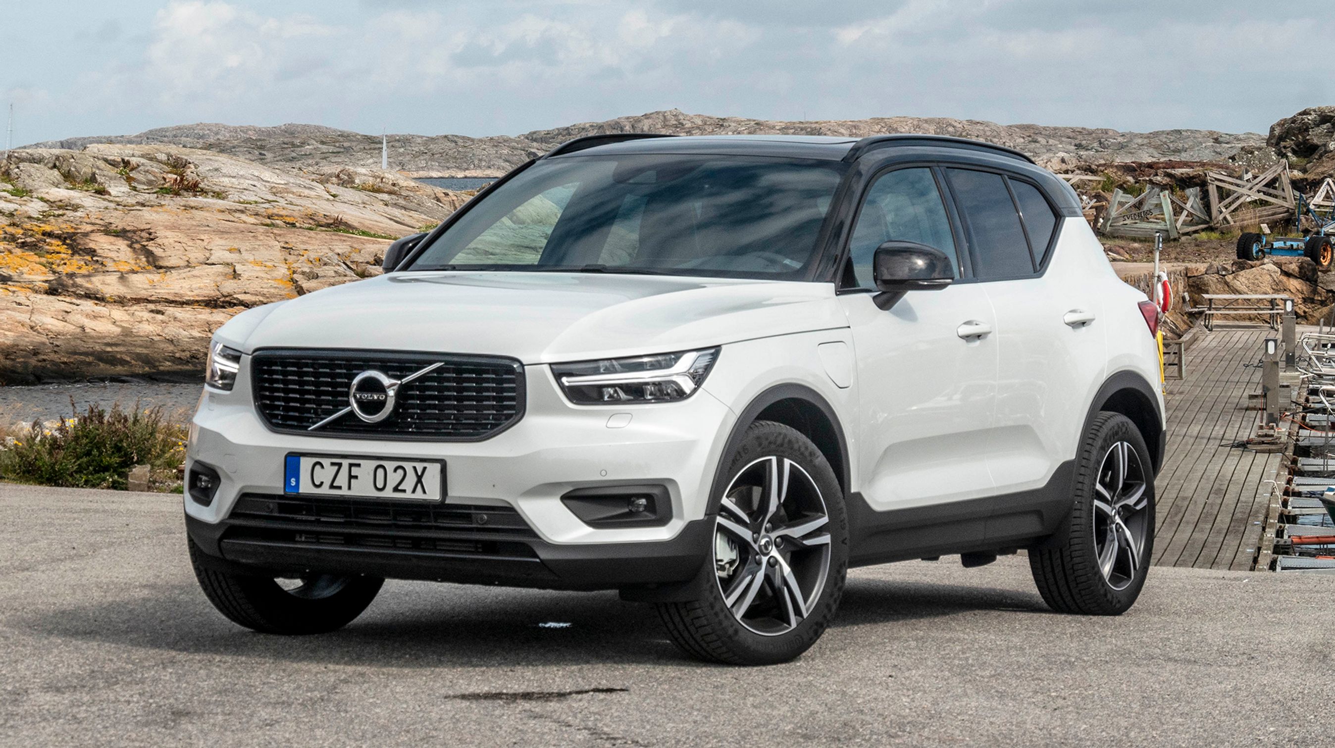 Volvo XC40 som plugin-hybrid forfra