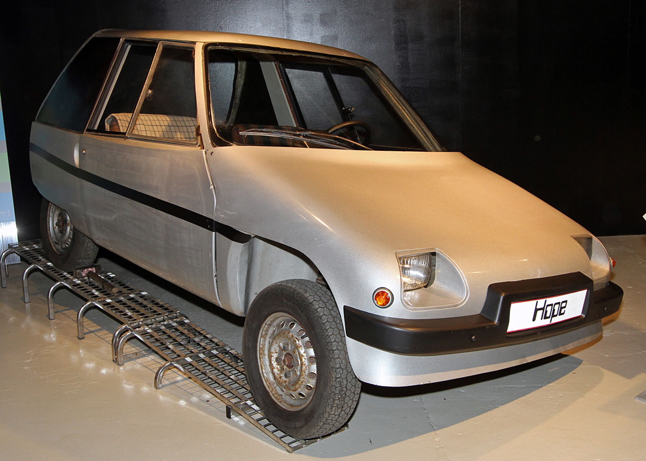 Hope Whisper fra 1983 var et meget omtalt jysk elbilprojekt, som snublede i starten. Den kom aldrig i serieproduktion.