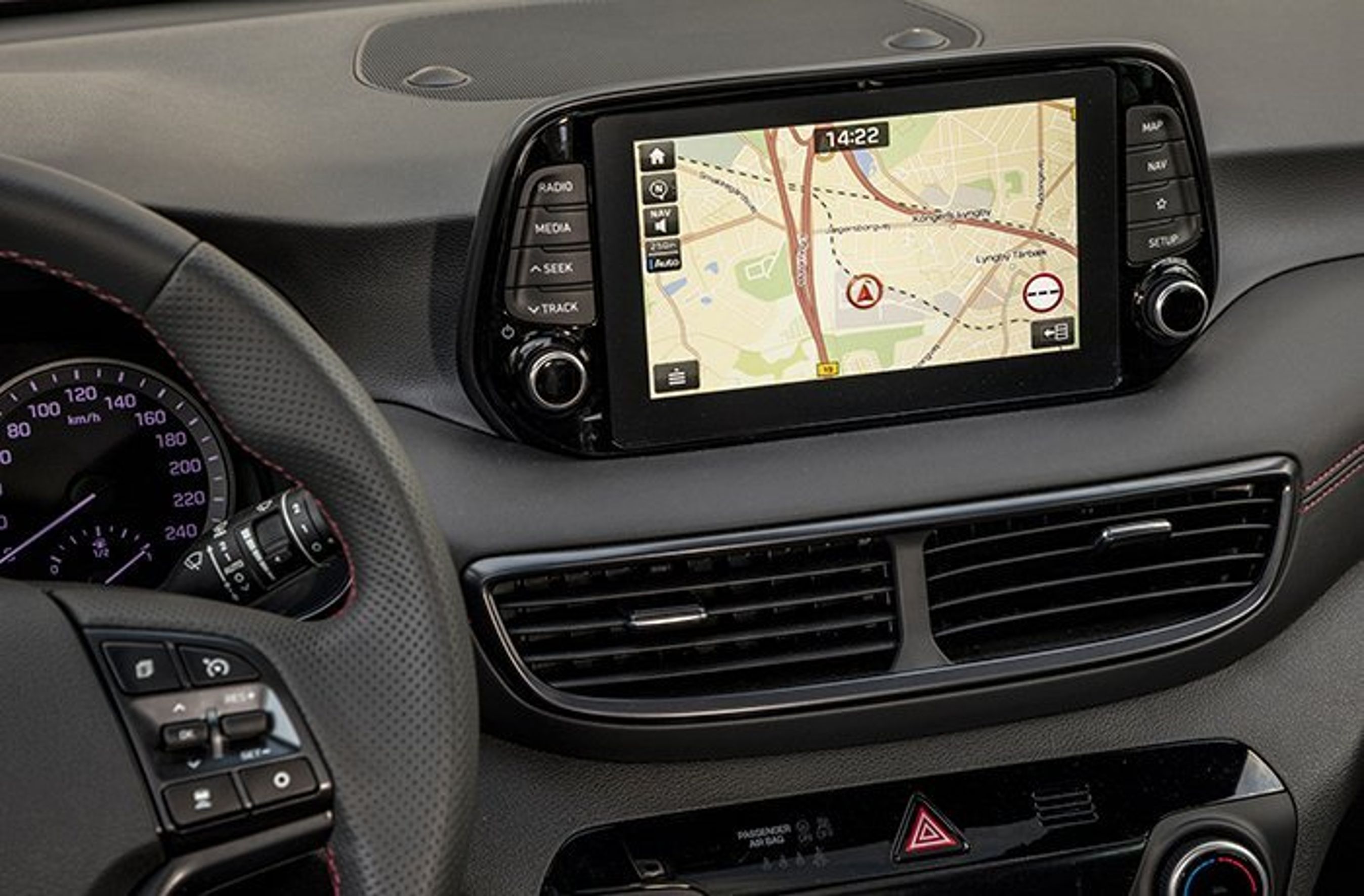 Hyundai Tucson skærm