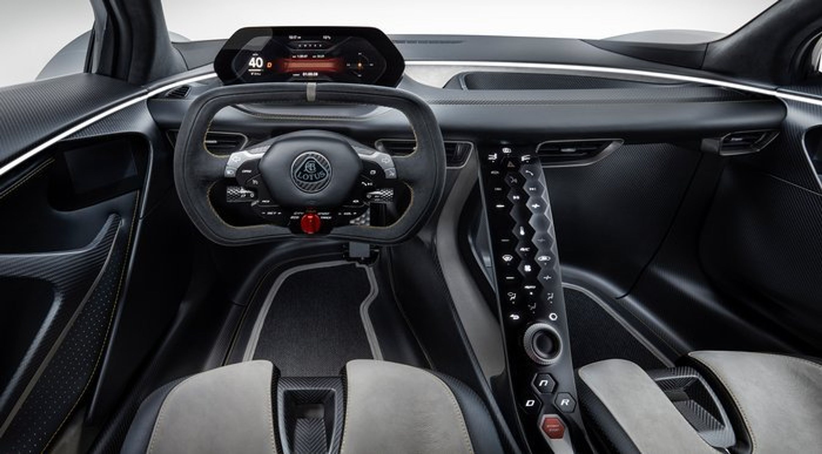 Evija er bygget i kulfiber.