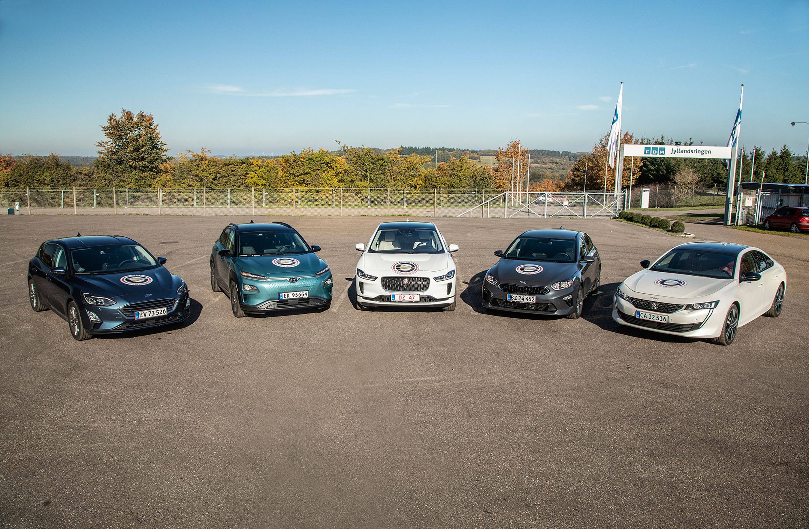 Finalefeltet til Årets Bil i Danmark 2019.