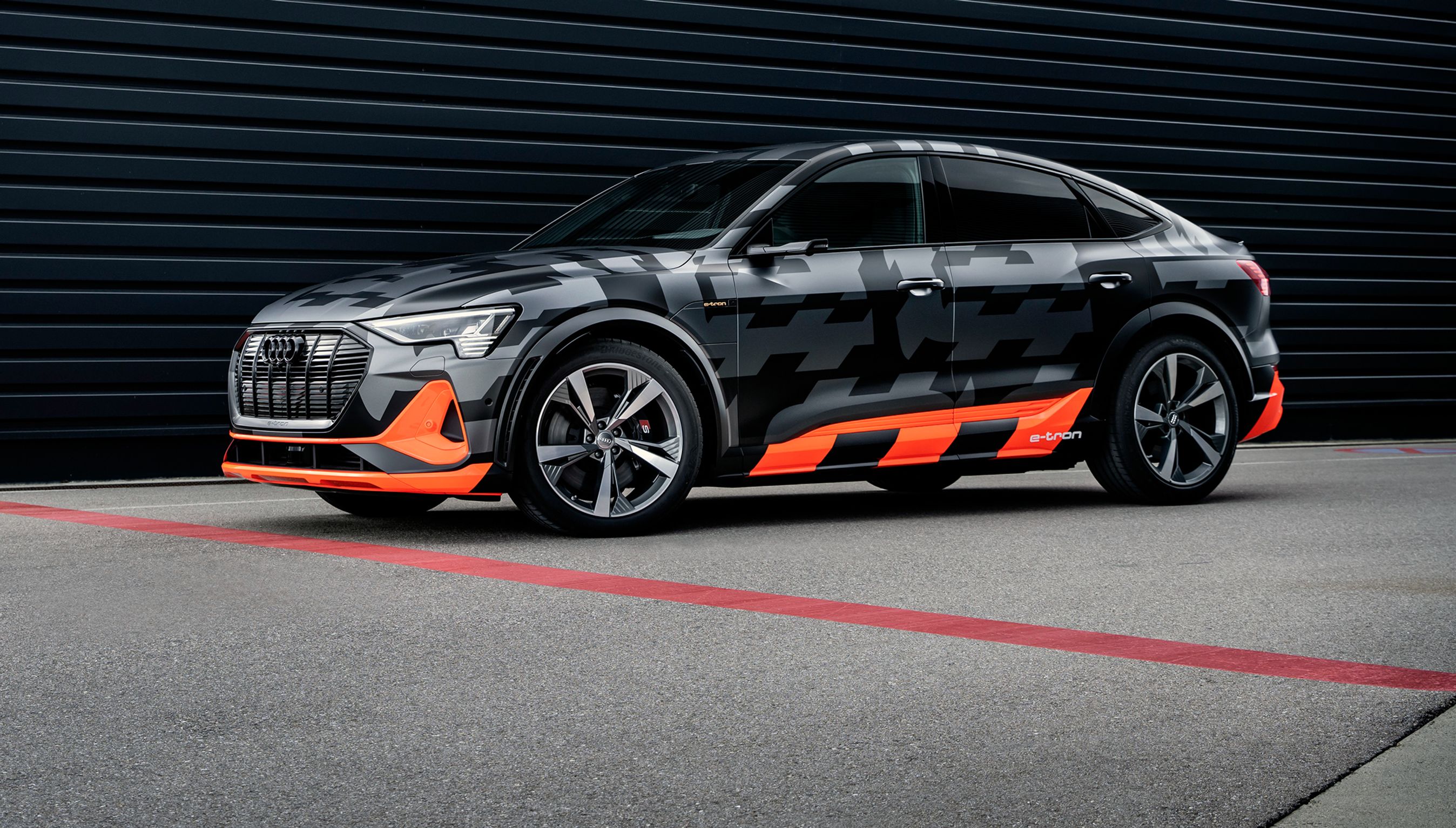 Audi E-tron Sportback i den nye S-udgave.