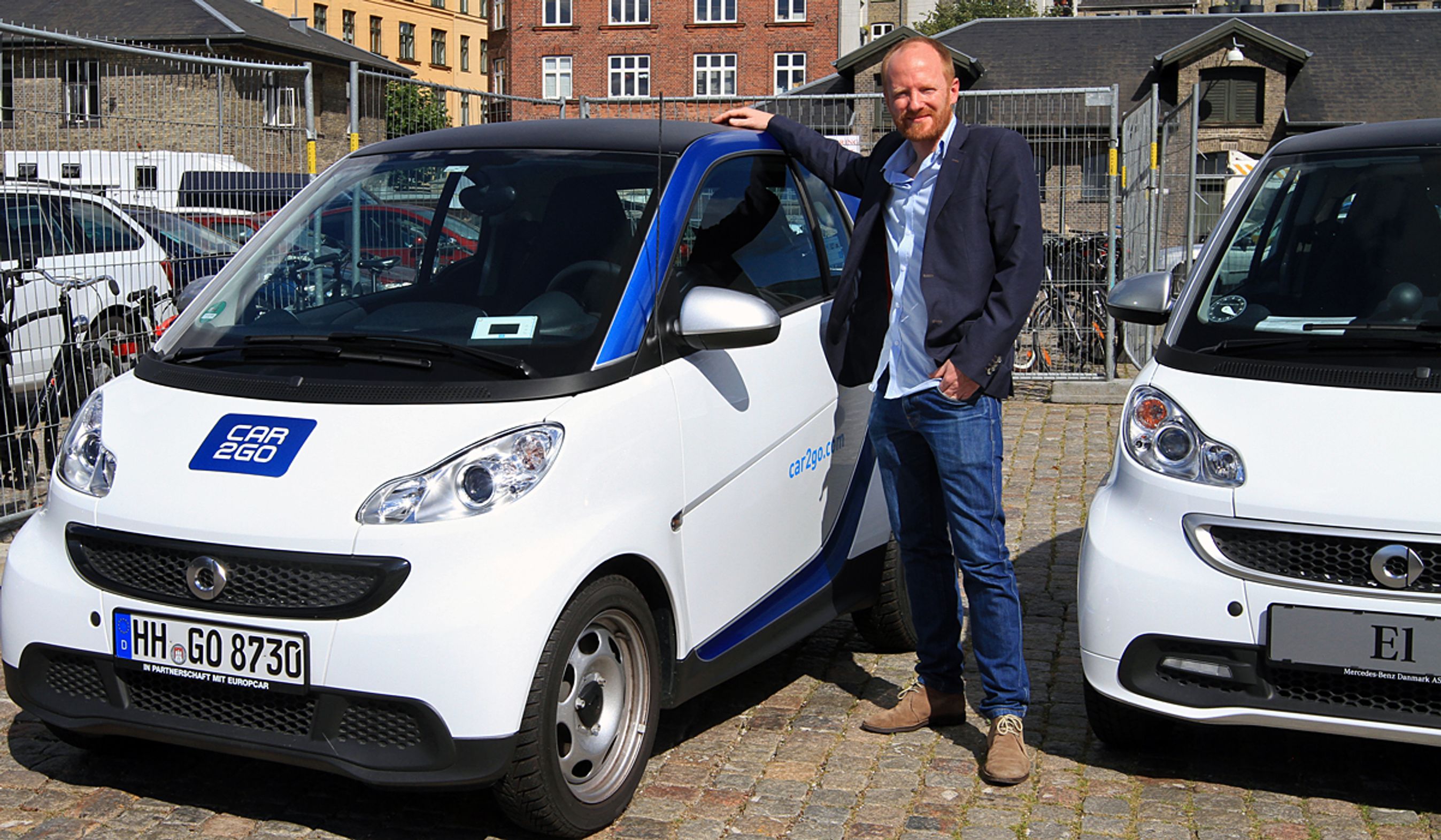 Anders Kragelund er leder af Car2go i København og skal nu få det anderles transportkoncept til at fungere i København. Der lægges ud med 200 Smart Fortwo.