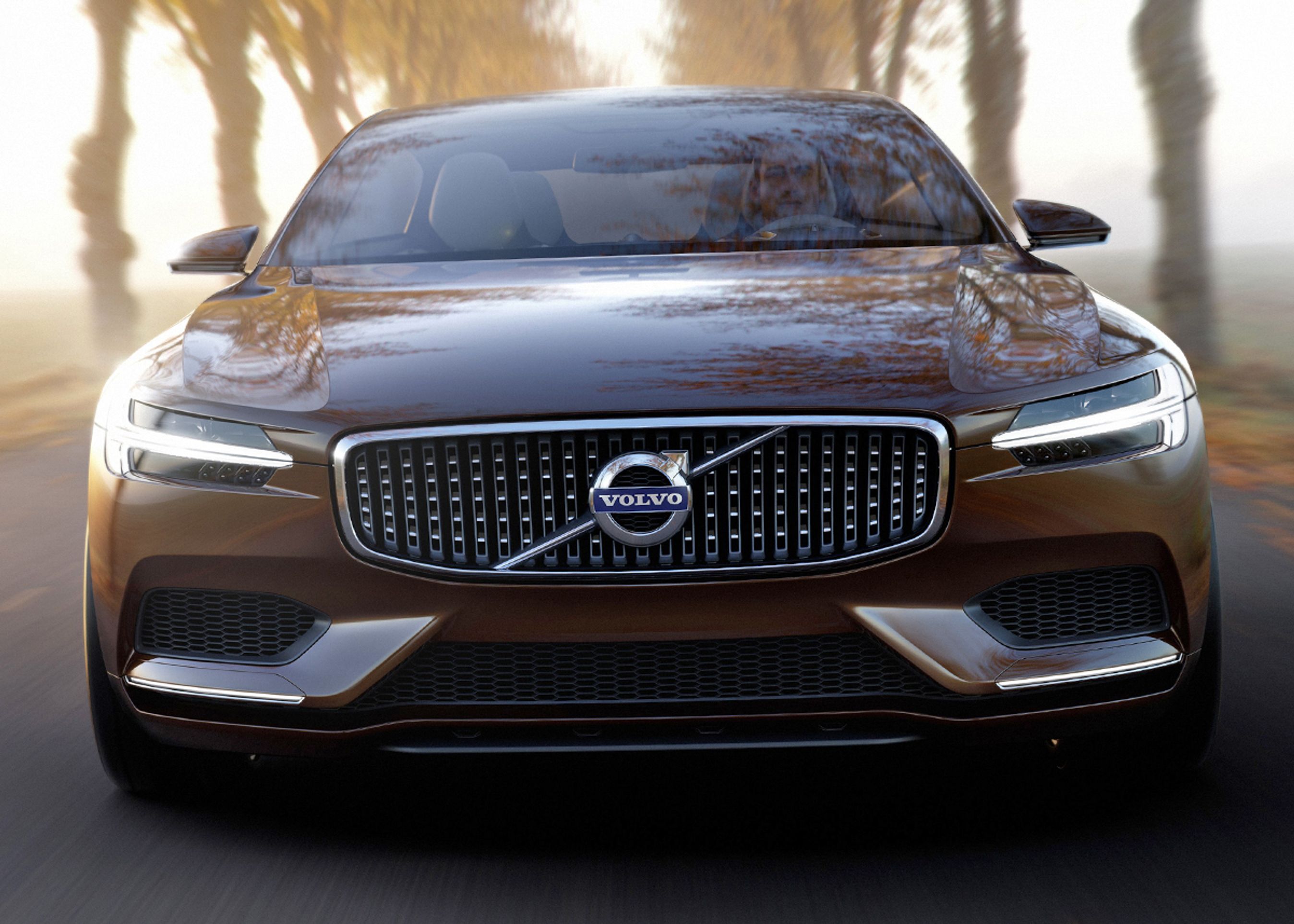 Fronten er tæt på det design, som de kommende store biler vil få.