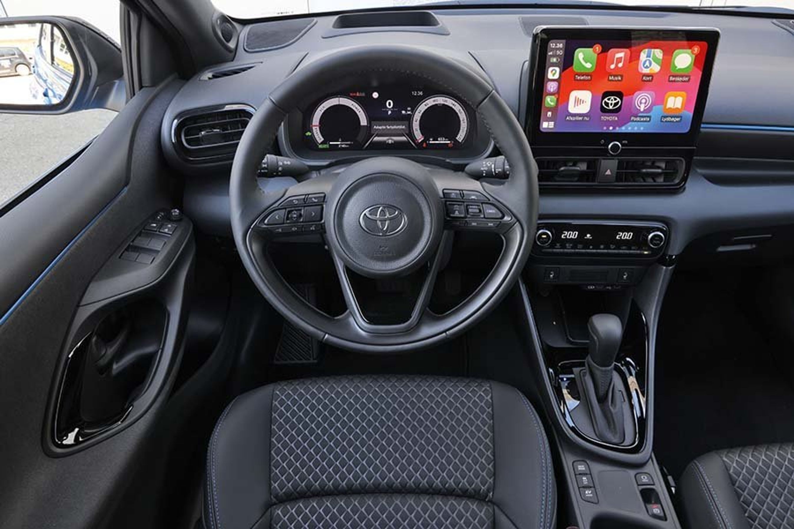 Kabinen i Toyota Yaris