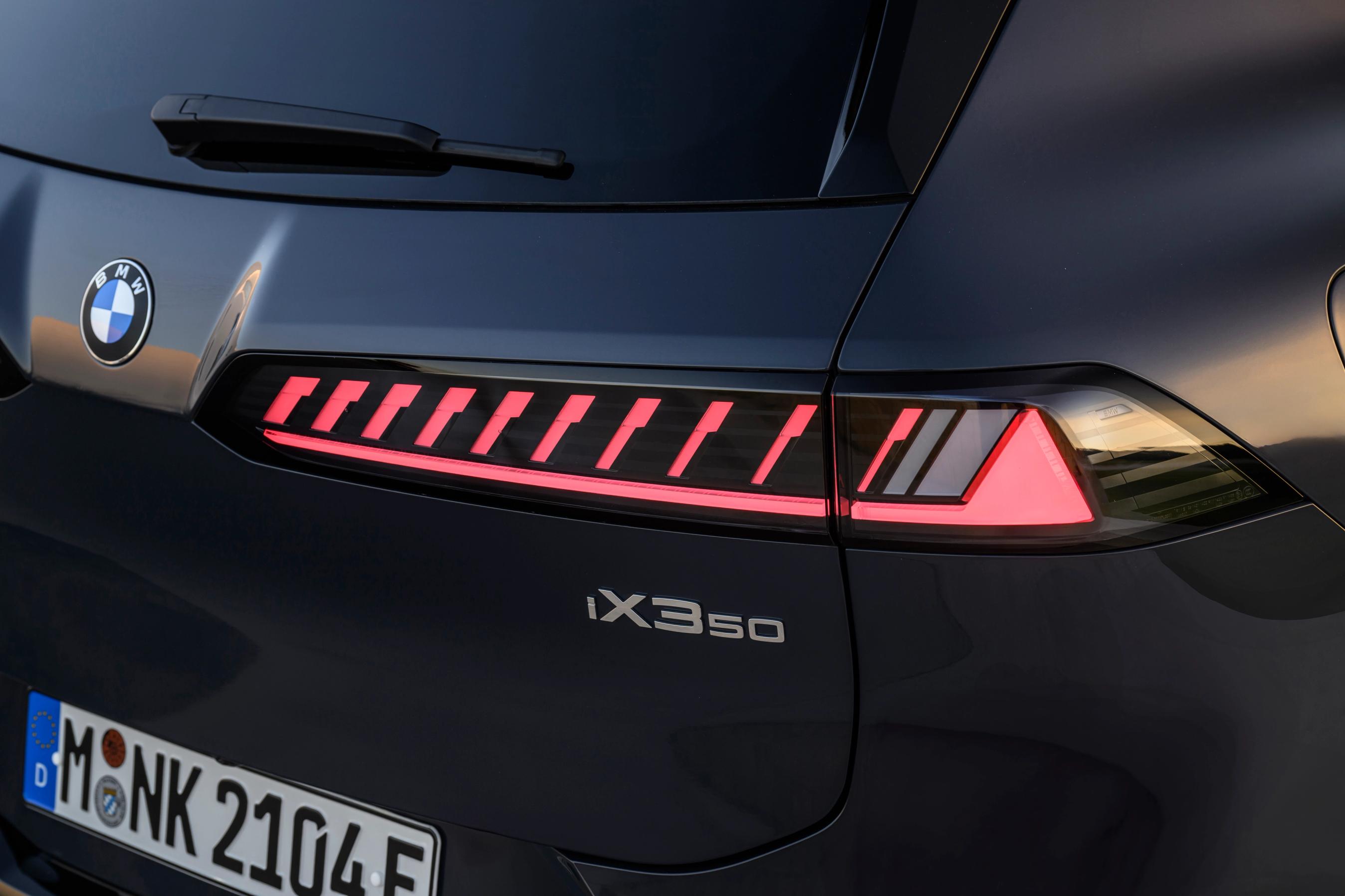 Baglygte på en BMW iX3