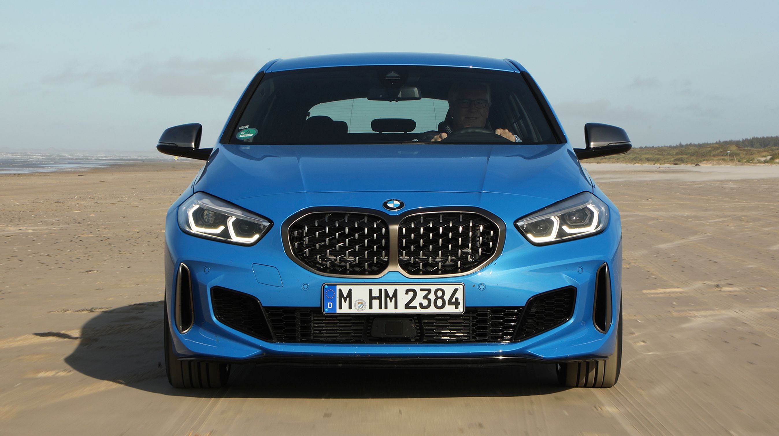 BMW 1-serie set forfra