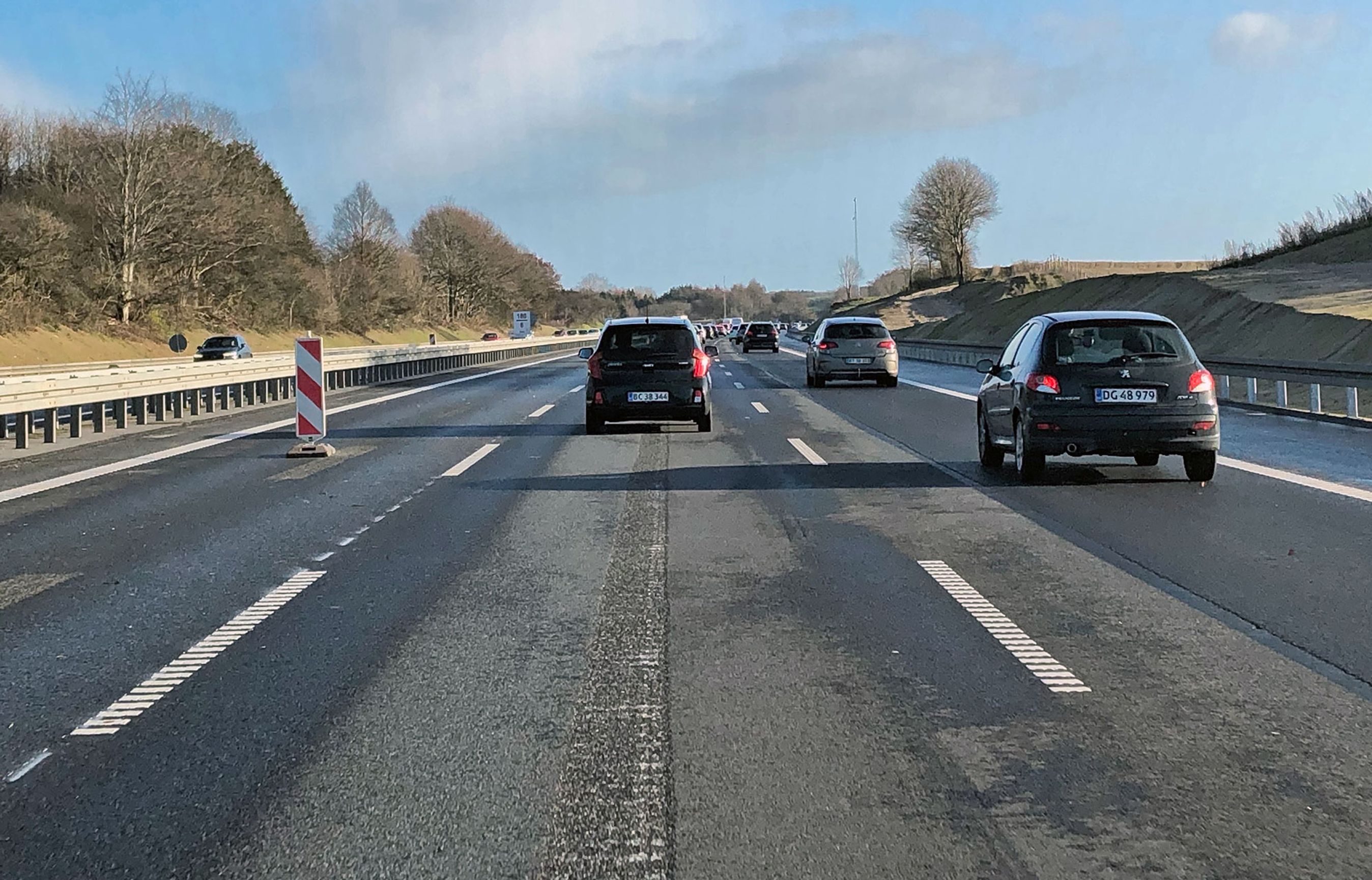 Der er nu seks spor på ekstra 12 km af Fynske Motorvej.
