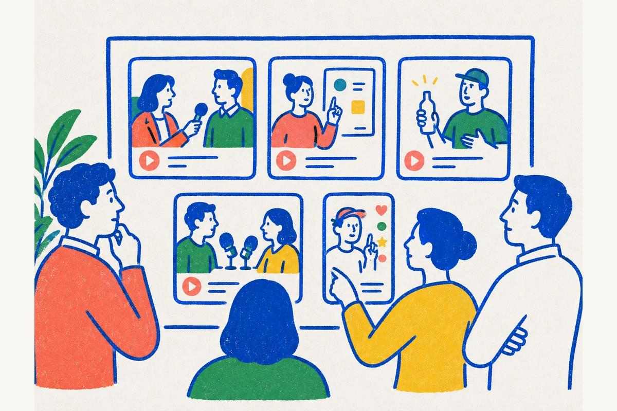 Ürün videosu için sahneleri ve çekim planını storyboard üzerinden değerlendiren yaratıcı ekip