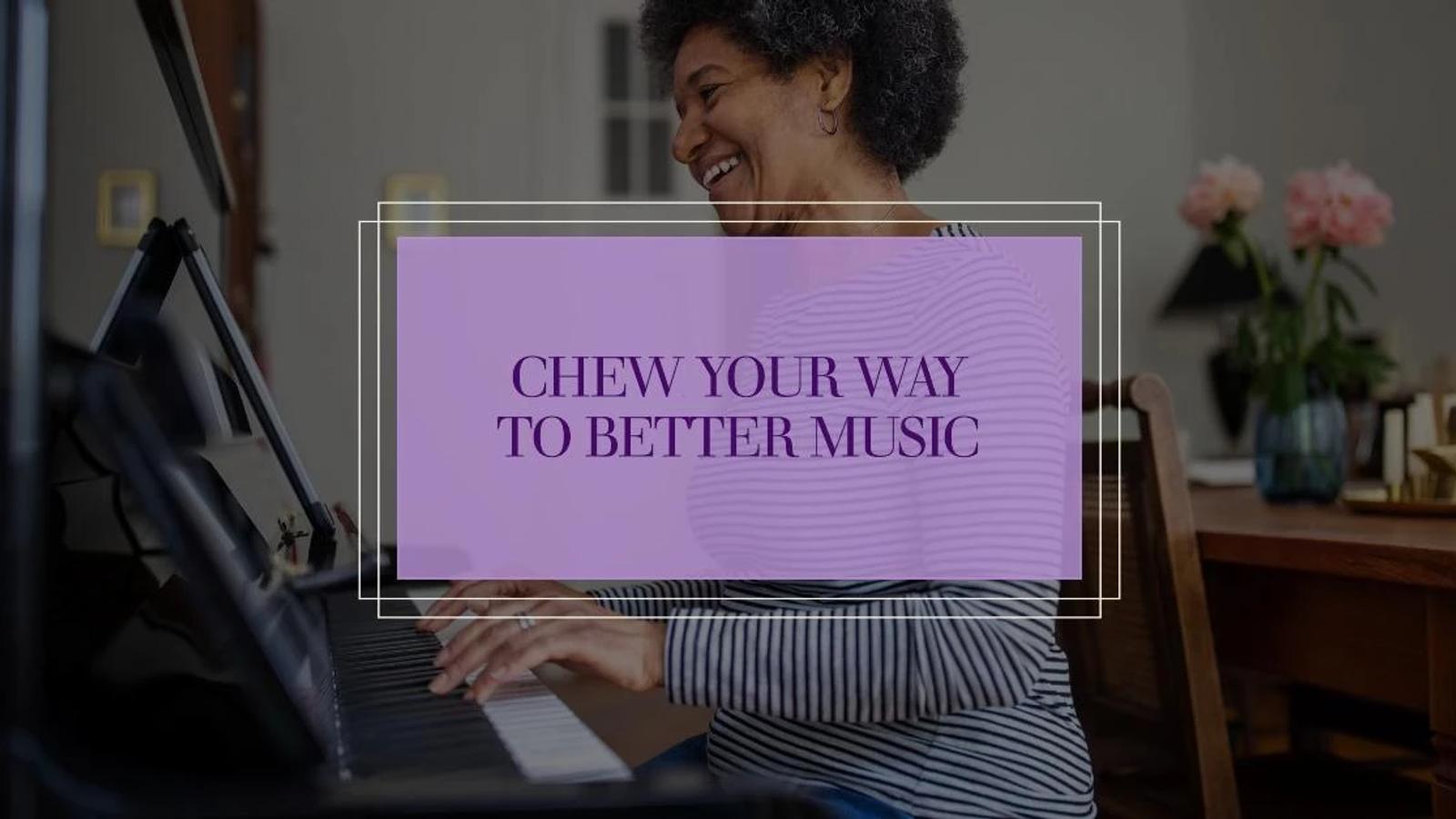 How Chewing Gum Can Benefit Musicians in the Studio