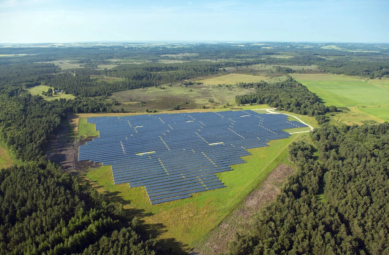Aerial image of Trigon Solar Park