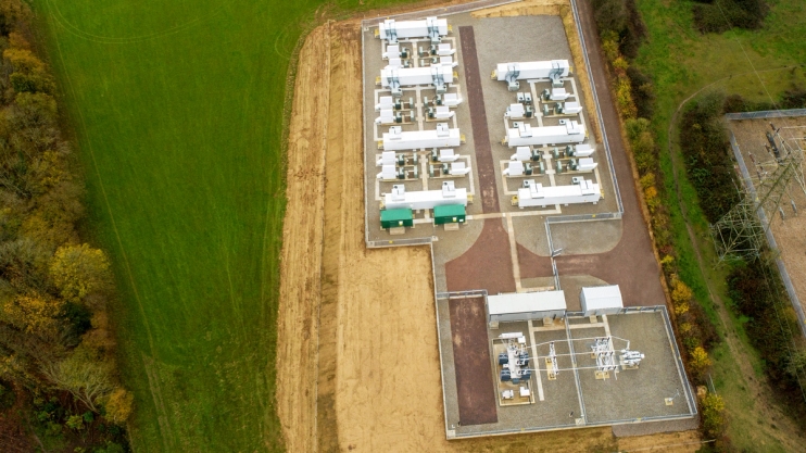 Battery Energy storage site developed by Low Carbon