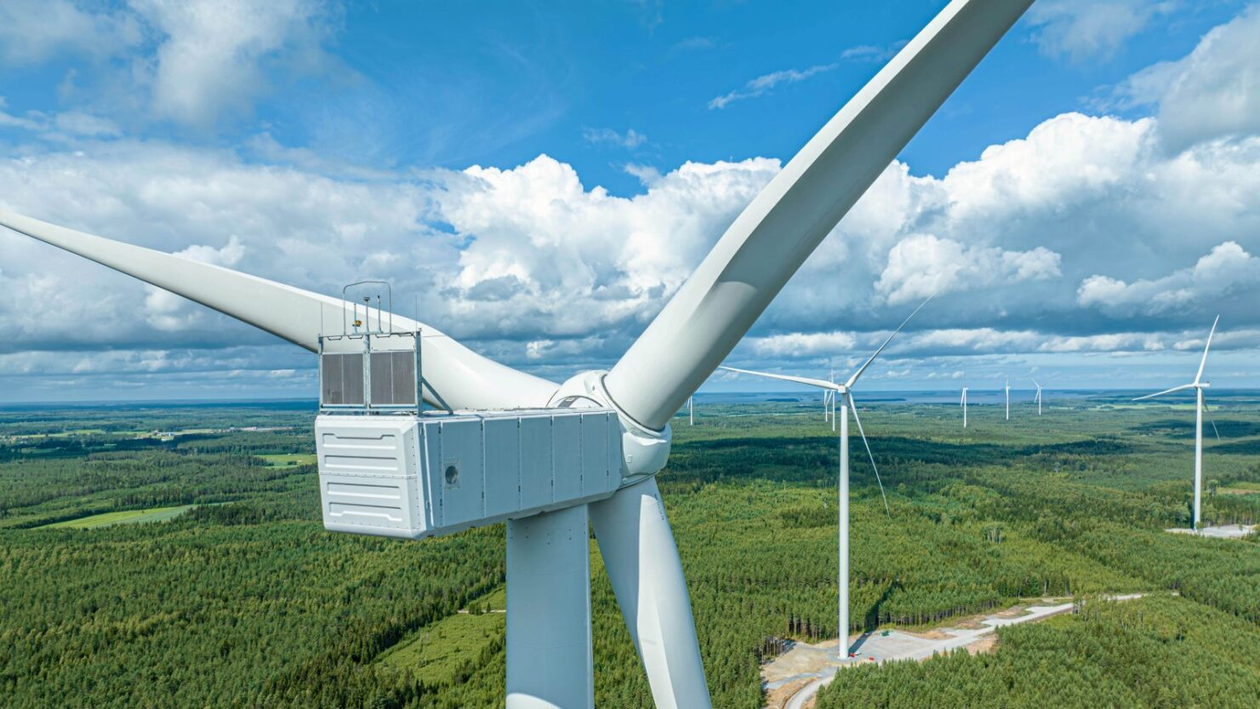 Wind turbines in Finland