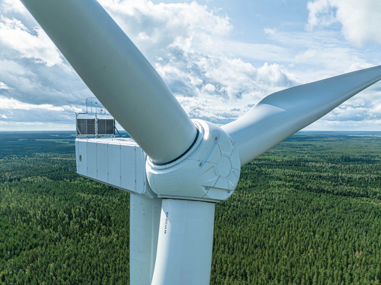 Wind turbine in Finland