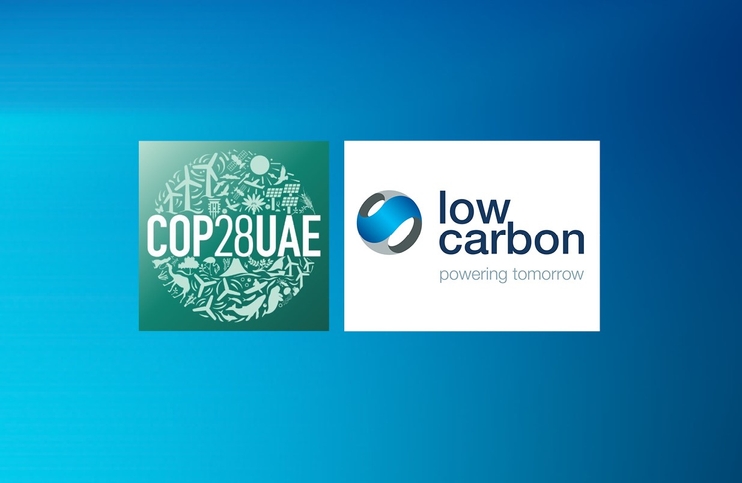 COP28 logo with Low Carbon
