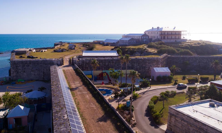 Solar installation at National Museum of Bermuda