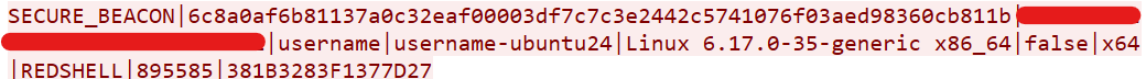 Figure 10. Check-in message