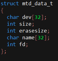The mtd_data_t structure