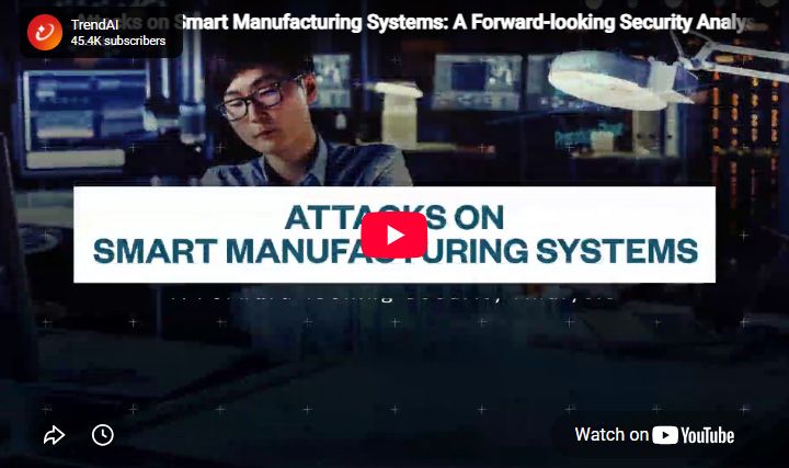 Smart manufacturing systems are typically isolated from both the outside world and the corporate network. This means that attackers have to take unconventional approaches to be able to compromise these systems. In collaboration with Politecnico di Milano, Trend Micro Research explores the feasibility of a number of attacks and the impact they could have on affected systems.