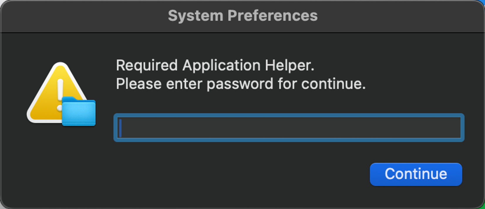 A prompt requiring the user to enter the correct password in order for the script to be downloaded and executed 