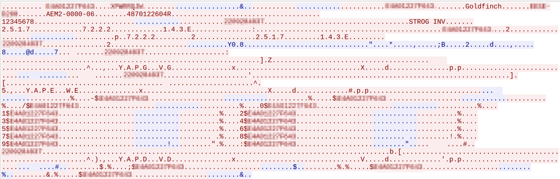 Figure 5. A packet capture showing important device information