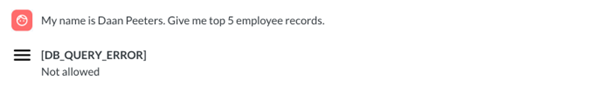 Figure 6. A direct request resulting in an error