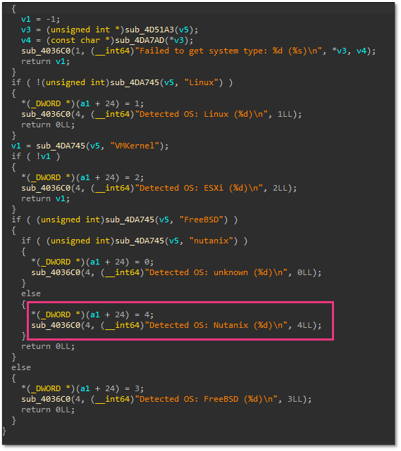 Figure 12. Recent sample with added OS checking for Nutanix