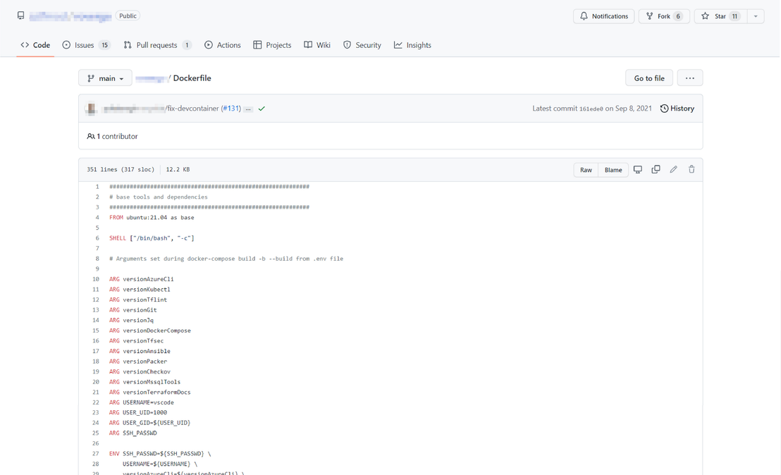 Project hiding sensitive content with console variable declaration