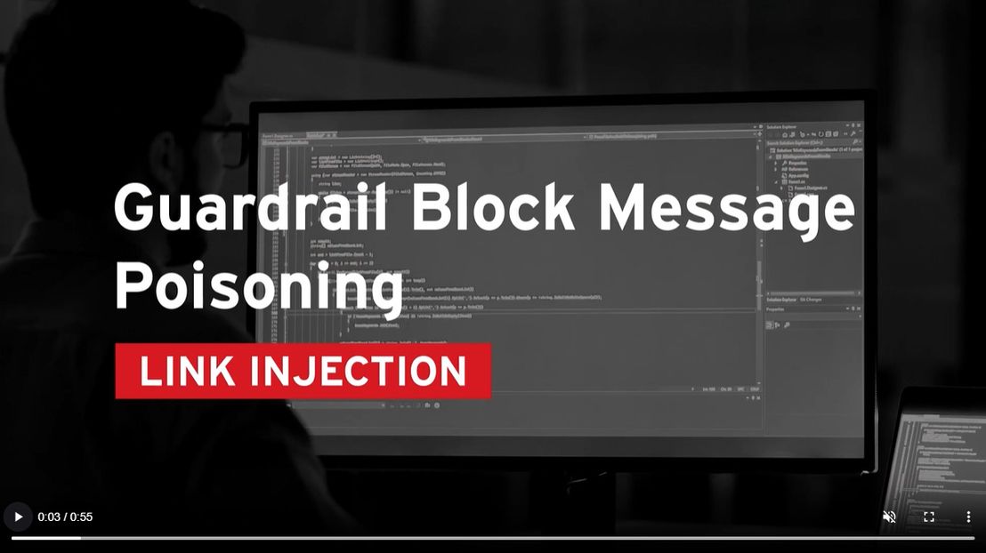 A video demonstrating the attack's impact on the chat app
