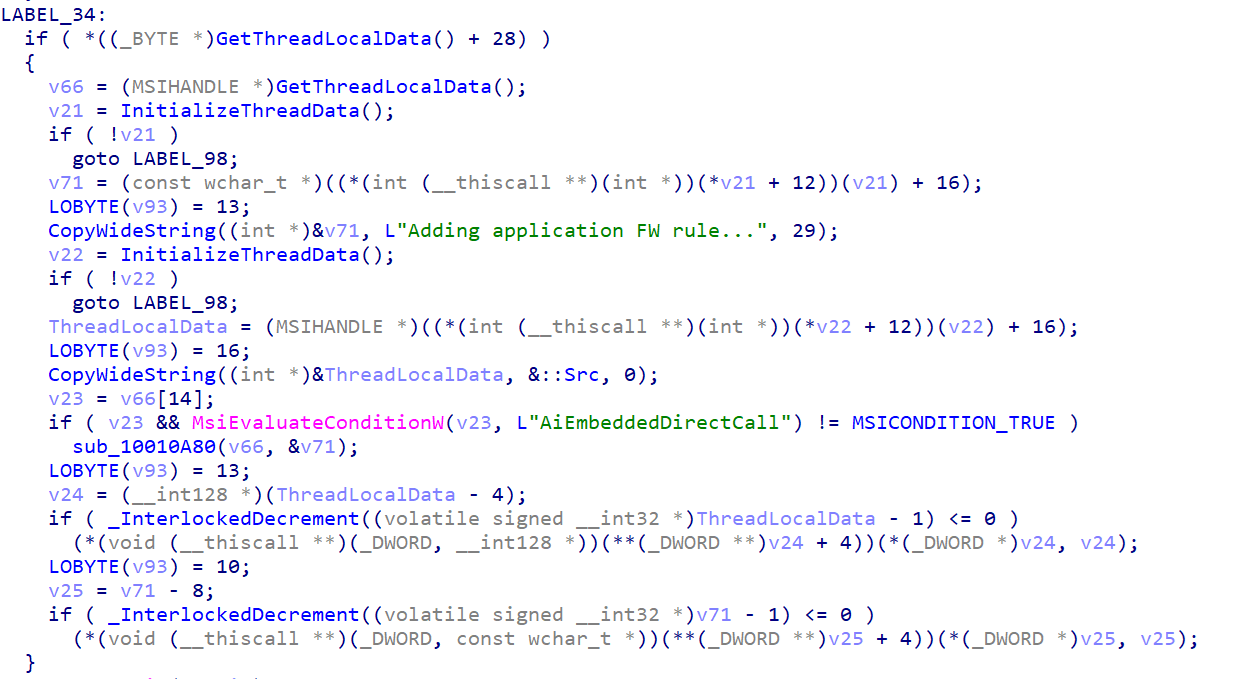 Figure 14. Firewall rule addition