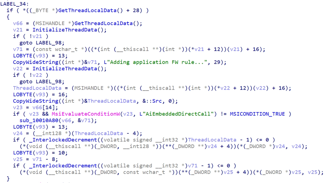 Figure 14. Firewall rule addition