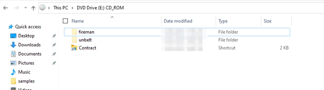 Figure 4. The addition hidden subdirectories that the user sees when the “Show hidden files” setting is enabled