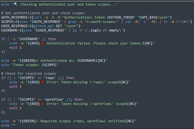 Figure 3. GitHub API exploitation