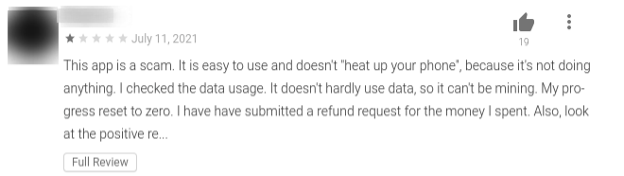 1-star reviews from real users
