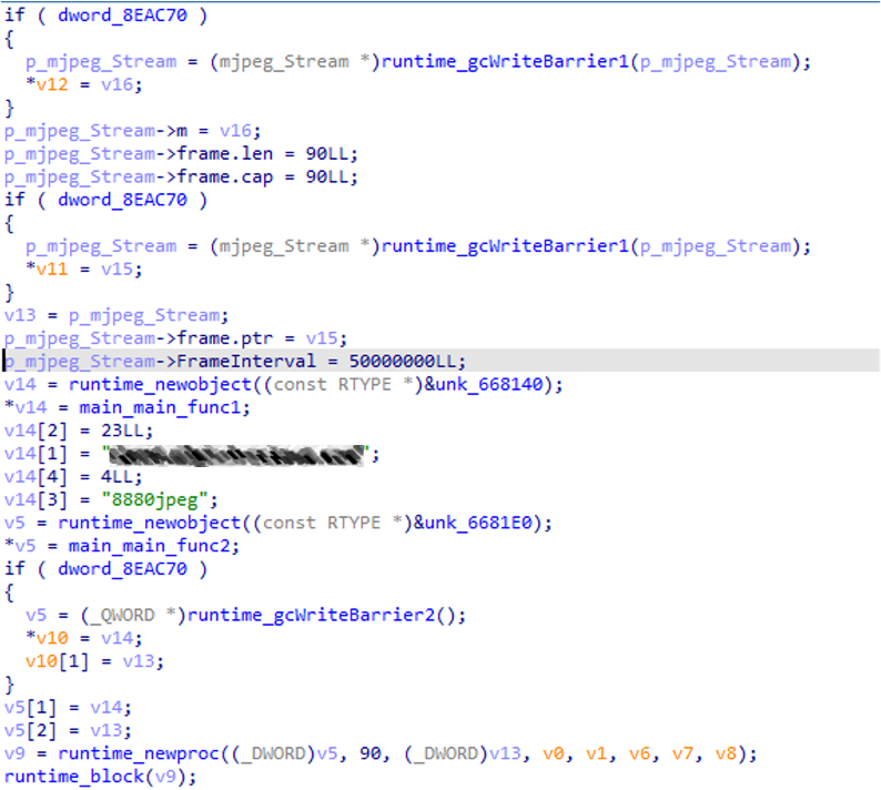 Figure 19. The main code structure inside the ScreenCap