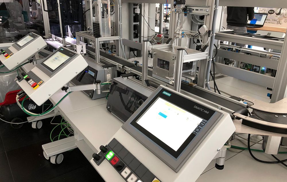A photo of Industry 4.0 Lab, the system that we analyzed during this research
