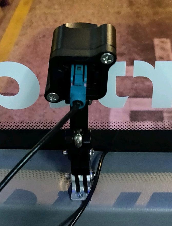 Figure 4. One of the cameras on the bus