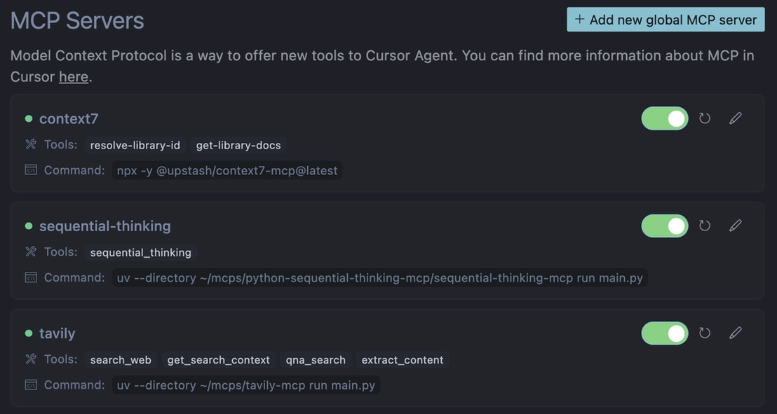 Figure 3. Cursor AI’s MCP pipeline validating dependencies against live registries