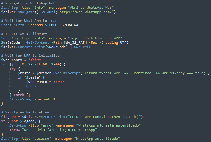 Figure 13. WA-JS library injection