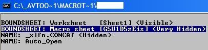 Figure 2. "Very hidden" status revealed