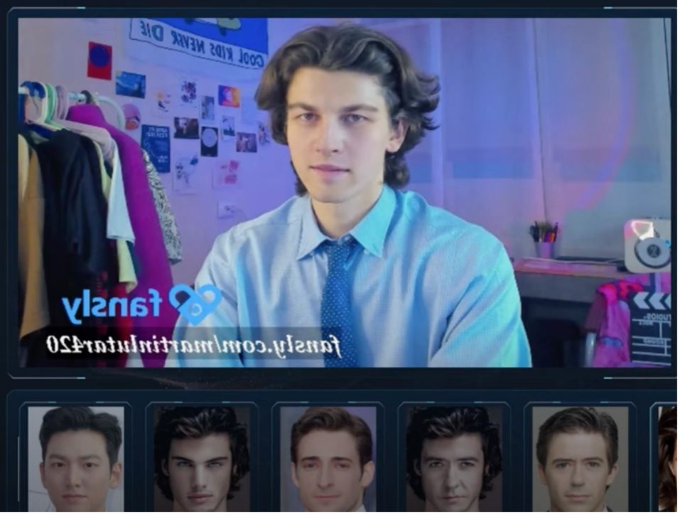 Figure 4: Screenshots of FaceSwap