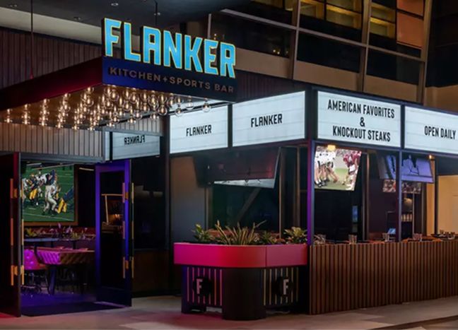 Flankers Kitchen Sports bar